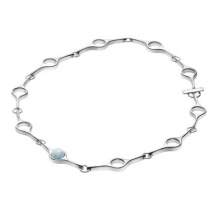 Necklace with Aquamarine